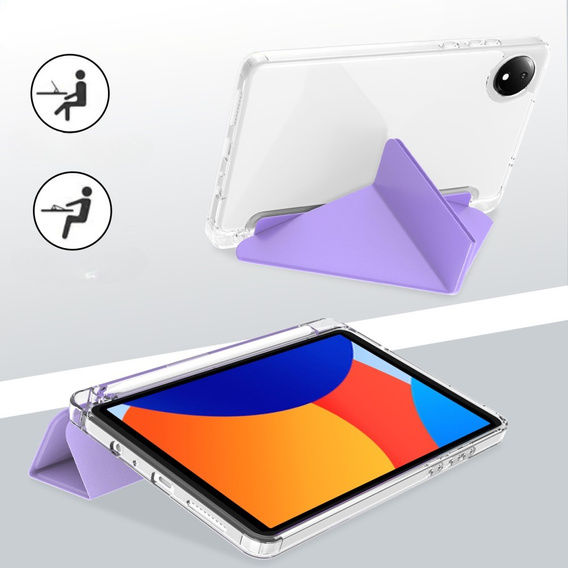 Pouzdro pro Xiaomi Redmi Pad SE 8.7", Origami, fialové