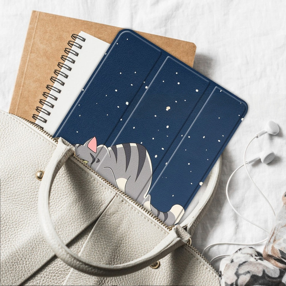 Pouzdro pro Lenovo Tab M9, Smartcase, sleeping cat