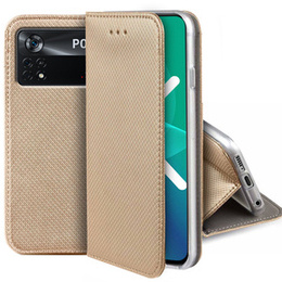 Klopové pouzdro pro Xiaomi Poco X4 Pro 5G, Wallet Smart Magnet, modré
