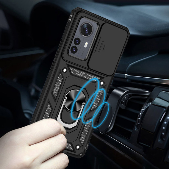 Pouzdro pro Xiaomi 12 / 12X, CamShield Slide, modré