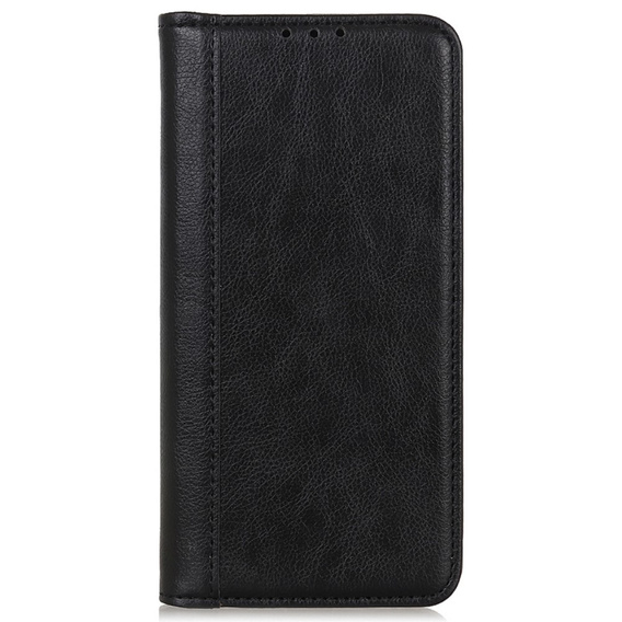 Pouzdro pro Samsung Galaxy S24 Ultra, Wallet Litchi Leather, černé