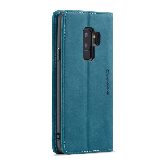 Pouzdro CASEME pro Samsung Galaxy S9 Plus, Leather Wallet Case, modré