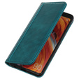 Pouzdro pro Xiaomi 13T / 13T Pro, Wallet Litchi Leather, zelené