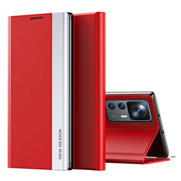 Klopové pouzdro pro Xiaomi 12T / 12T Pro, Side Magnetic, červené