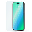 2x tvrzené sklo pro iPhone 15, ERBORD 9H Hard Glass na displeji