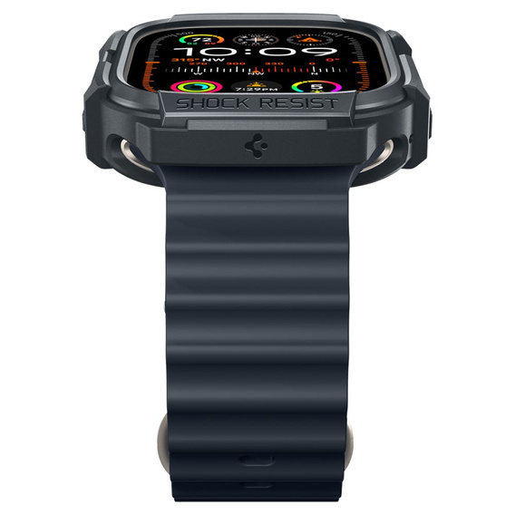 Pouzdro Spigen Rugged Armor Dark Gray pro Apple Watch Ultra 1 / 2 (49 mm)