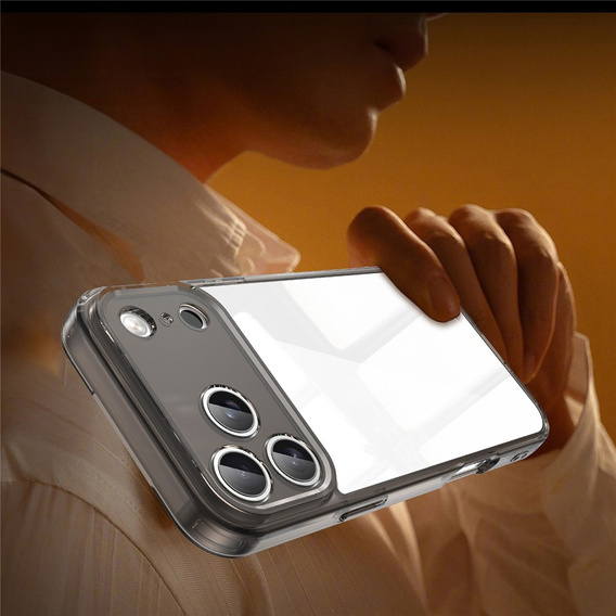 Silikonové pouzdro s pevnou zadní stranou pro iPhone 17 Pro