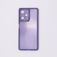 Pouzdro pro Xiaomi Poco F5, Fusion Hybrid, transparentní / fialové