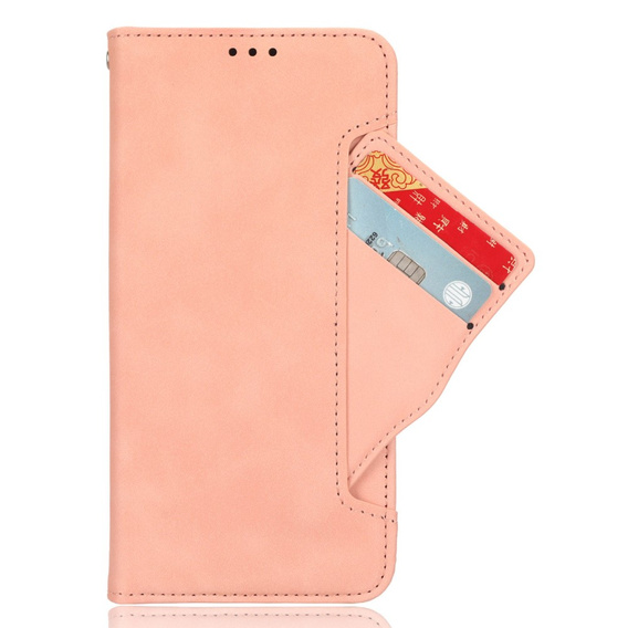 Klopové pouzdro pro Oppo Reno 13, Card Slot, růžové