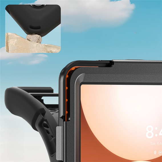 Pevné pouzdro s podstavcem a ramenním popruhem pro Samsung Galaxy Tab A11+