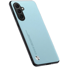 Kožené pouzdro pro Samsung Galaxy M55 5G, leather hybrid, světle modré