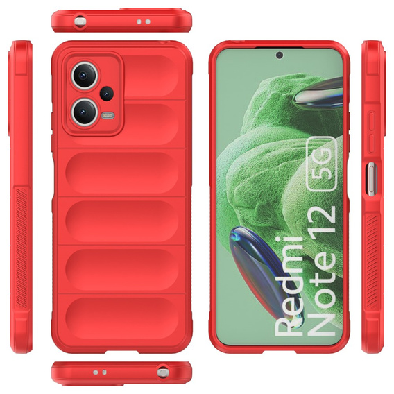 Pouzdro pro Xiaomi Redmi Note 12 5G / POCO X5 5G, Gaming Shockproof, červené