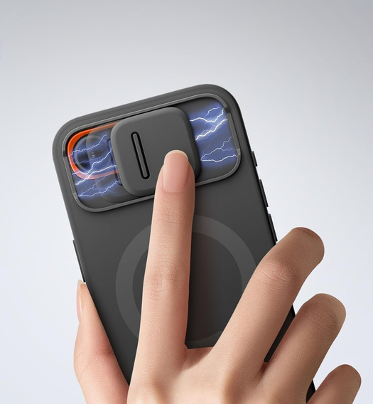 SURITCH - Magnetické ochranné pouzdro s krytem fotoaparátu a stojánkem pro iPhone 16e