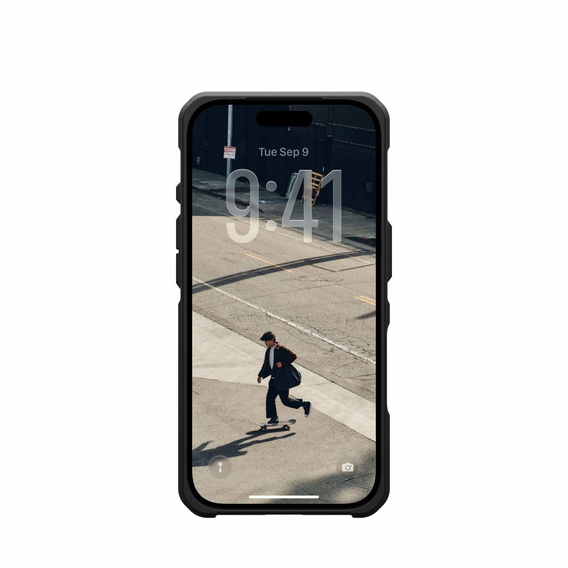 Pouzdro Urban Armor Gear pro iPhone 17 Pro Max, Metropolis LT MagSafe Kevlar, Kevlar Black