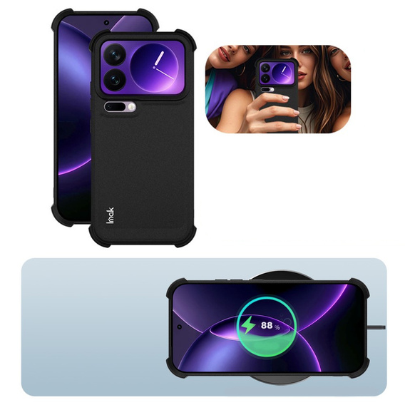 IMAK Dropproof pouzdro pro Xiaomi 17 Pro, černé