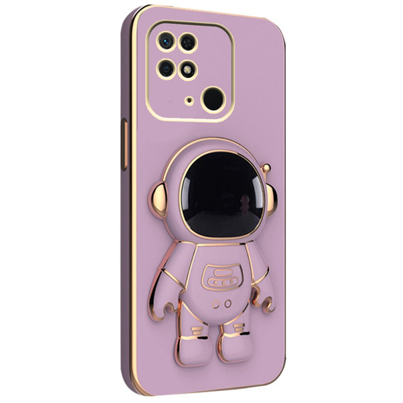 Pouzdro pro Xiaomi Redmi 10C, Astronaut, fialové
