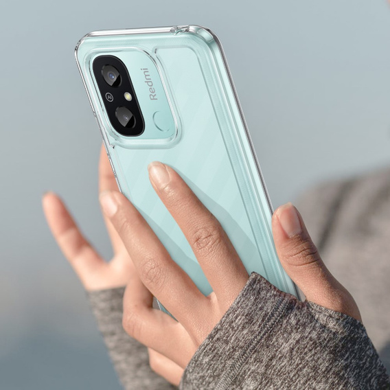 Pouzdro pro Xiaomi Redmi 12C, Fusion Hybrid, průhledné