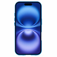 Pouzdro pro iPhone 16, Magnetic Dual Glass, modré