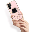 Pouzdro pro Samsung Galaxy S22 Ultra, Astronaut, růžové rose gold