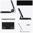 Pouzdro s klávesnicí pro iPad Pro 13" 2024, Magnetic Keyboard Touchpad, černé