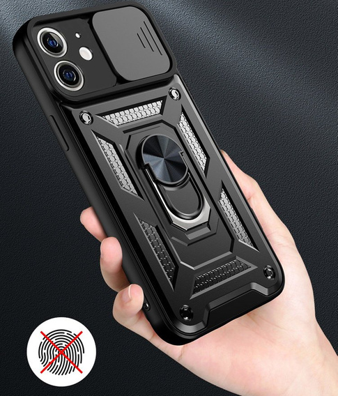 Pouzdro pro iPhone 12 Mini, CamShield Slide, černé