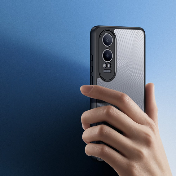 Pouzdro DuxDucis pro OnePlus Nord CE4 Lite, Aimo case, transparentní / černé