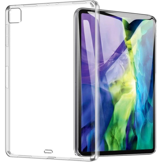 Pouzdro pro iPad Pro 11" 2022/2021/2020/2018 (4/3/2/1 gen.), silikonové, průhledné