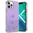 Pouzdro pro iPhone 13 Pro, Glittery, fialové