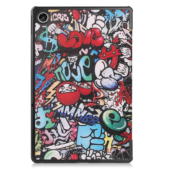 Pouzdro pro Lenovo Tab M10 Plus 10.6 Gen 3 TB-125F TB-128F, Smartcase, graffiti