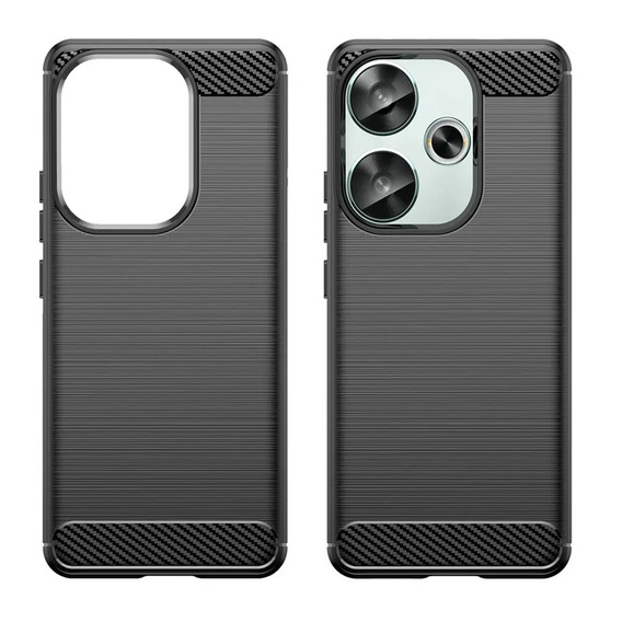 Pouzdro pro Xiaomi Redmi 13, Carbon, černé