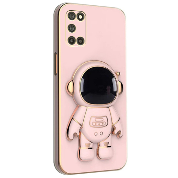 Pouzdro pro Oppo A52/A72/A92, Astronaut, růžové