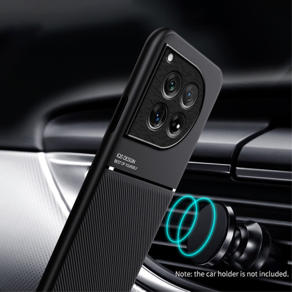 Pouzdro pro OnePlus 12 5G, s magnetickým úchytem, černé