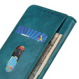 Pouzdro pro Xiaomi 13T / 13T Pro, Wallet Litchi Leather, zelené