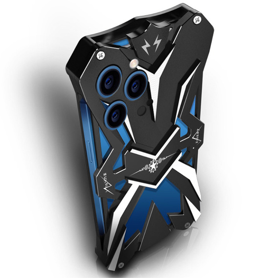 Pancéřové pouzdro pro iPhone 14 Pro, Aluminum Alloy, černé