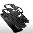 Pouzdro pro iPhone 16 Pro, pancéřované se stojánkem a deskou na rukojeť, černé