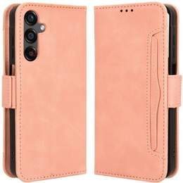 Klopové pouzdro pro Samsung Galaxy A25 5G, Card Slot, růžové