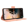 Klopové pouzdro pro TCL 40 NxtPaper, Card Slot, růžové