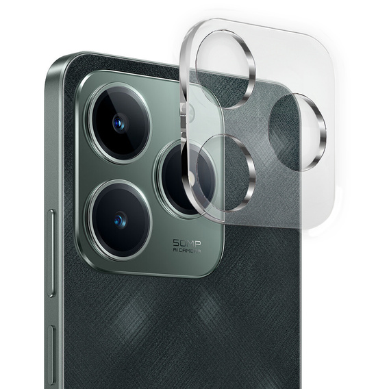 Tvrzené sklo na fotoaparát pro Realme C61, průhledné