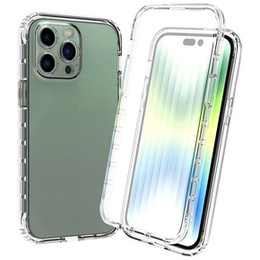 Pouzdro pro iPhone 14 Pro Max, Shockproof, s fólií, průhledné