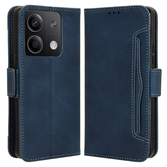 Klopové pouzdro pro Xiaomi Redmi Note 13 5G, Card Slot, modré