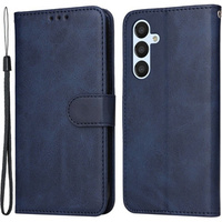 Klopové pouzdro pro Samsung Galaxy A34 5G, Leather Wallet, námořnicky modré