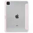 Pouzdro pro iPad Pro 11 2022 / 2021 / 2020 / 2018, Smartcase Hybrid, se slotem na stylus, růžové