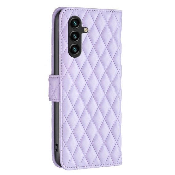 Klopové pouzdro pro Samsung Galaxy A56, Wallet, BINFEN COLOR, fialové