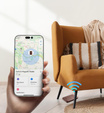 Magnetická peněženka s lokalizací, NFC a kolébkou pro iPhone 16 Pro