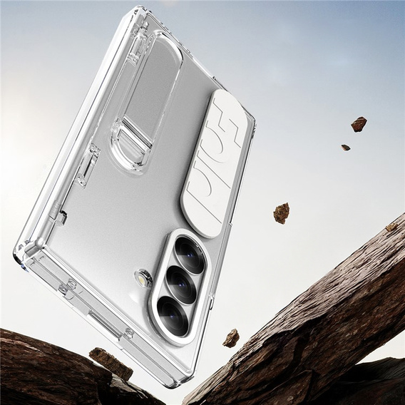 Etui do Samsung Galaxy Z Fold5 5G, z rączką, różowe