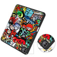 Pouzdro pro iPad Pro 13" 2024 (7 gen.), Smartcase, graffiti
