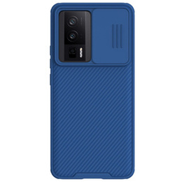 Pouzdro pro Poco F5 Pro, obrněné Nillkin, CamShield Pro, modré