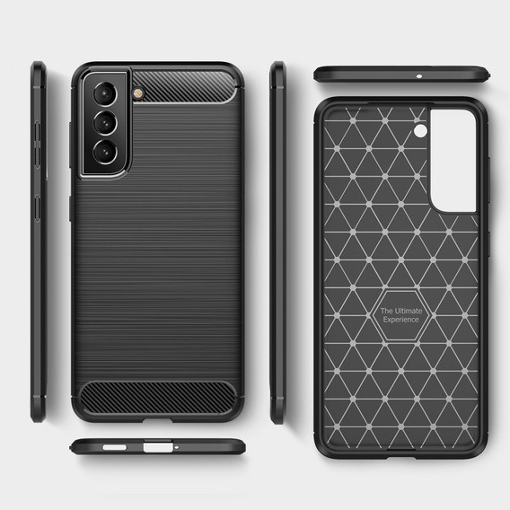 Pouzdro pro Samsung Galaxy S22+ Plus, Carbon, černé