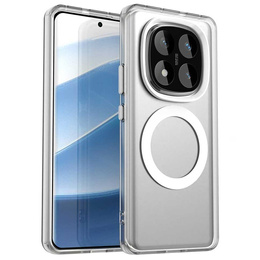 Pouzdro pro Xiaomi Redmi Note 14 Pro 5G / Poco X7 5G, Fusion Hybrid, pro MagSafe, průhledné