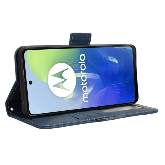 Klopové pouzdro pro Motorola Moto G24 / G24 Power / G04, Card Slot, modré